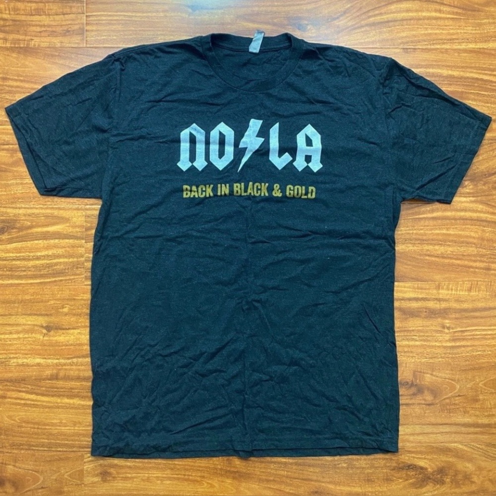 3/$25 Next Level Apparel Women No LA Faded Grey Black Soft T-Shirt XL Streetwear